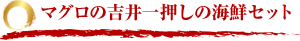 マグロの吉井一押しの海鮮セット